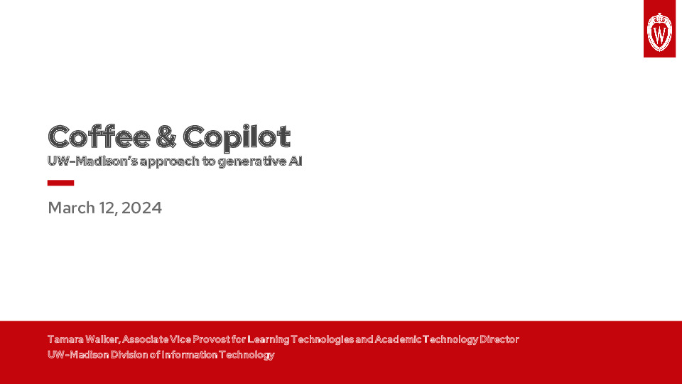 4. UW Madison Presentation Slides: Coffee & Copilot thumbnail